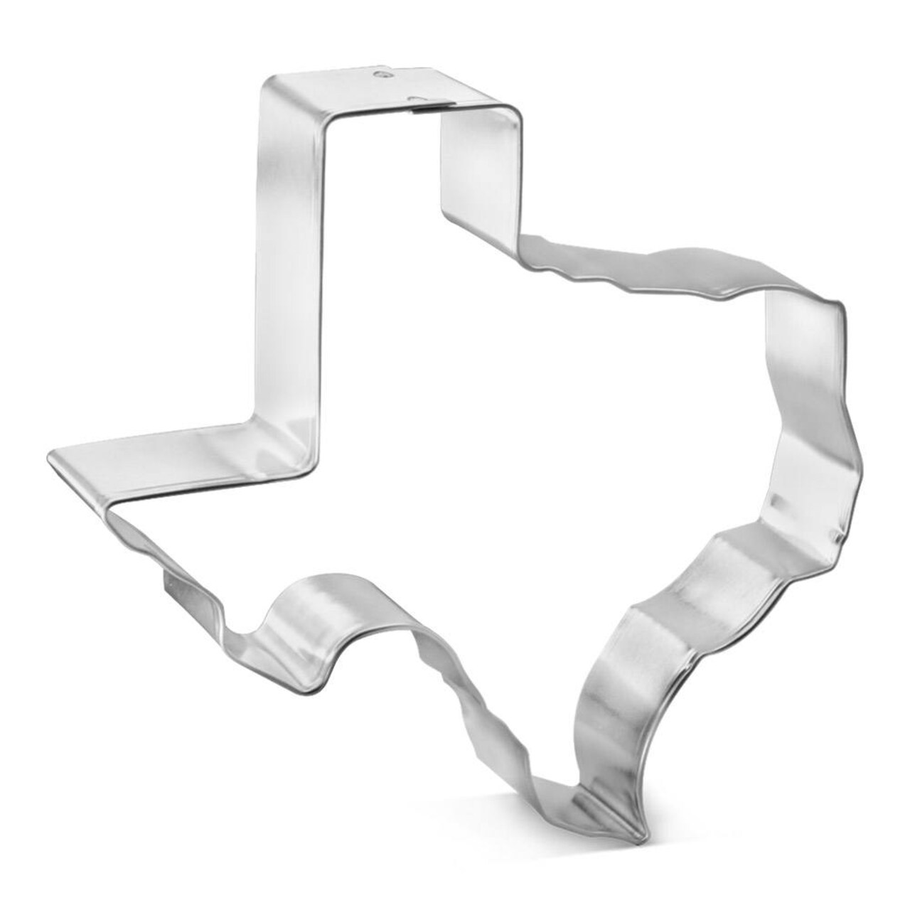 Texas Cookie Cutter 4.75 in, CookieCutter.com, Tin Plated Steel, Handmade in the USA